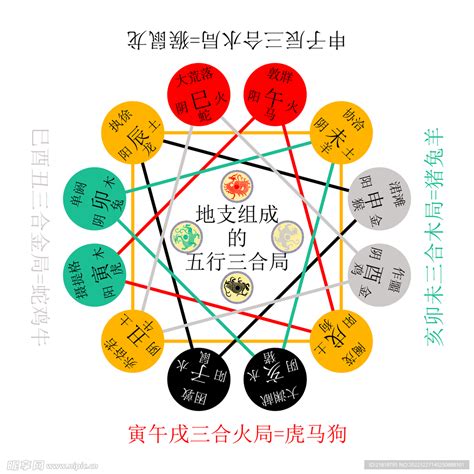 寅五行|天干地支五行对照表图 阴阳五行